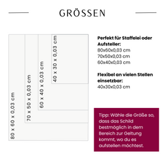 Lines | Gästebuch-Schild