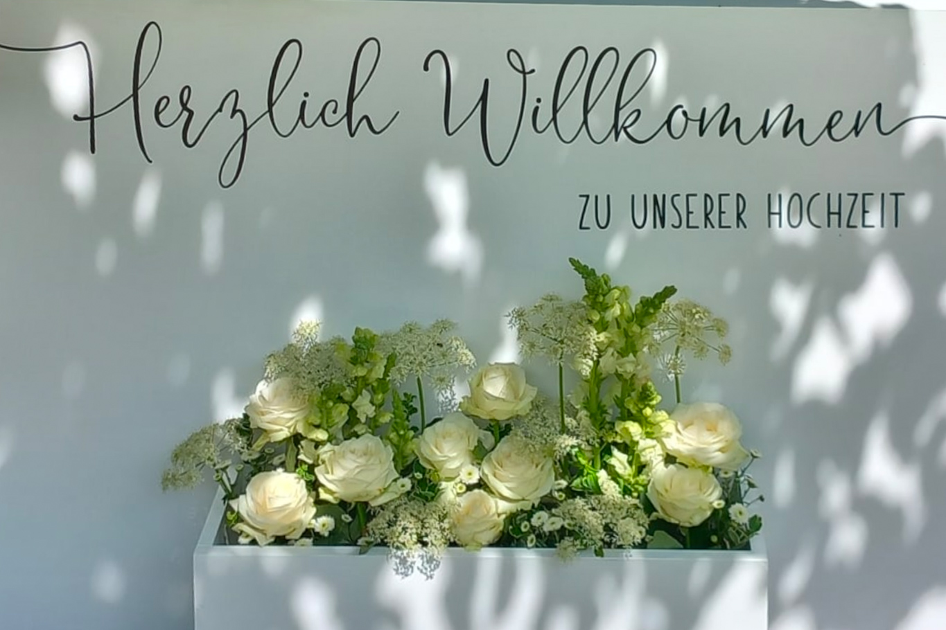 Aufkleber für Willkommensschilder