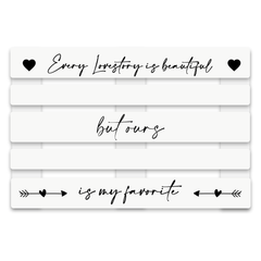 Palettenaufkleber "Lovestory Wall"