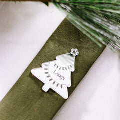 Love Christmas | Platzkarte Tannenbaum - Weihnachtsfeier