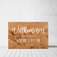Pure | Willkommen quer II (Holz)