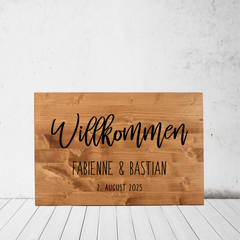 Pure | Willkommen quer III (Holz)