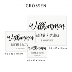 Pure | Willkommen quer III (Holz)