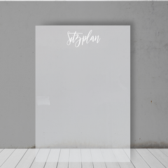 Pure | Sitzplan Überschrift hoch (Acryl)