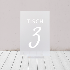 Pure | Tischnummer hoch
