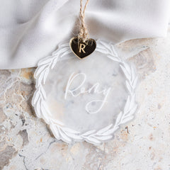 Romy | Ornament mit deinem Wunschnamen und Initiale