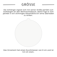 Toni | Unsere Meilenstein-Ornamente – Set aus 4 Anhängern