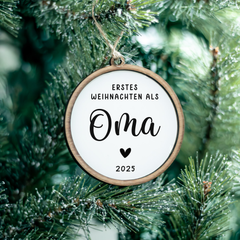 Sia | Ornament „Erstes Weihnachten als Oma“