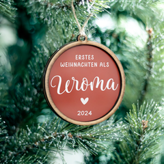 Love Christmas | Erstes Weihnachten als "Sia" - Weihnachtsbaumanhänger