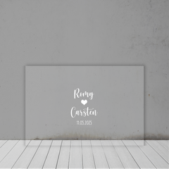 Gästebuchschild "Romy"