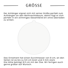 Love Christmas | Unser erstes Weihnachten "Laura" - Weihnachtsbaumanhänger