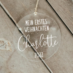 Love Christmas | Mein erstes Weihnachten - Weihnachtsbaumanhänger