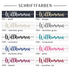 Tischnummern "Numbers"