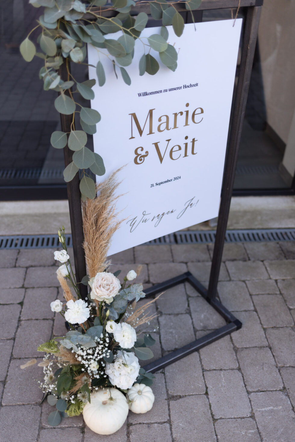 Hochzeitsschilder aus Acryl