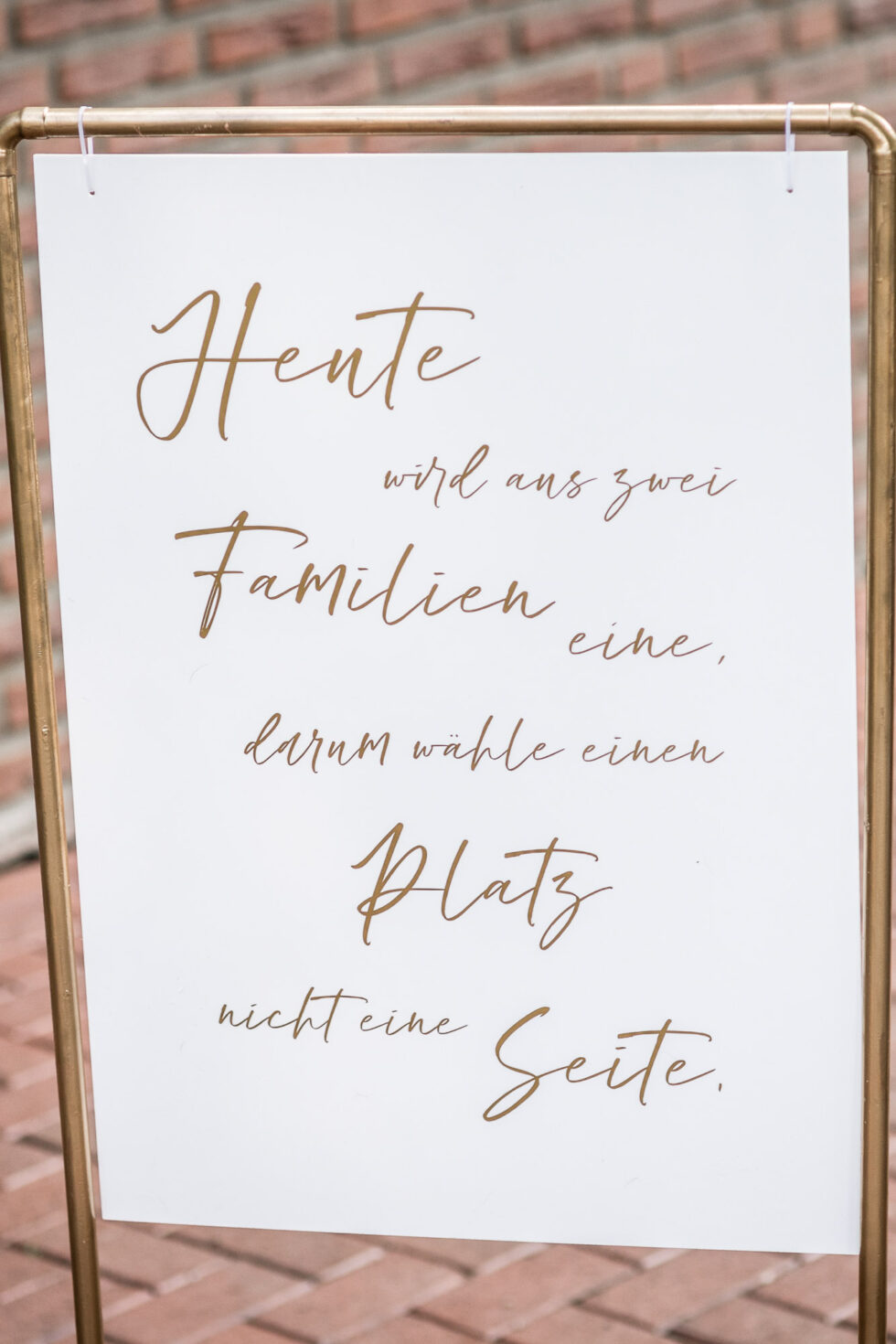 Hochzeitsschilder aus Acryl