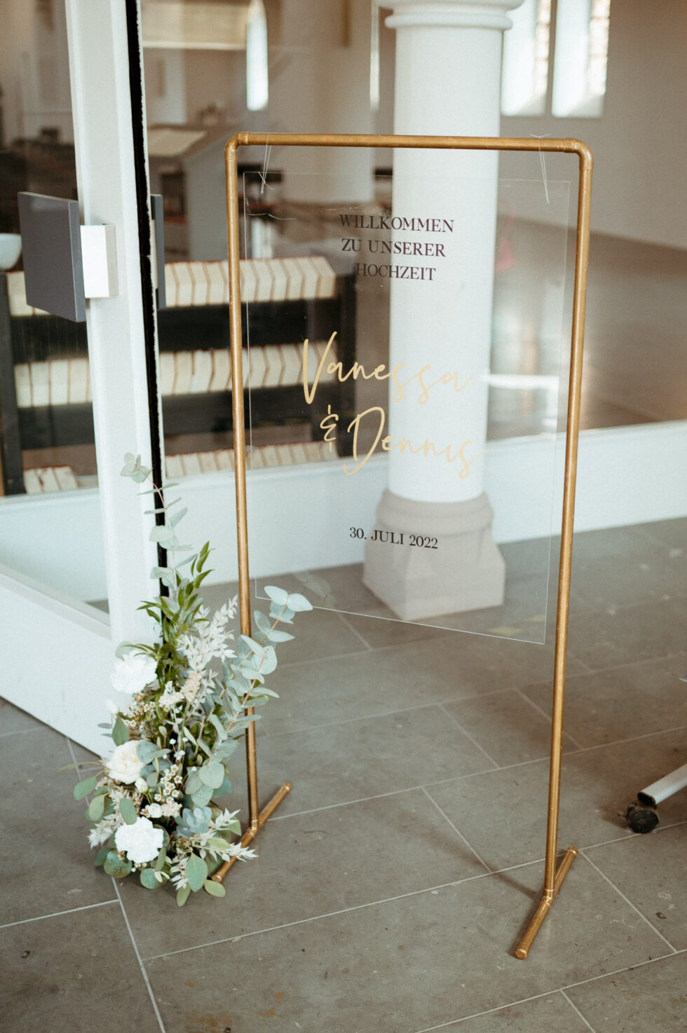 Hochzeitsschilder aus Acryl