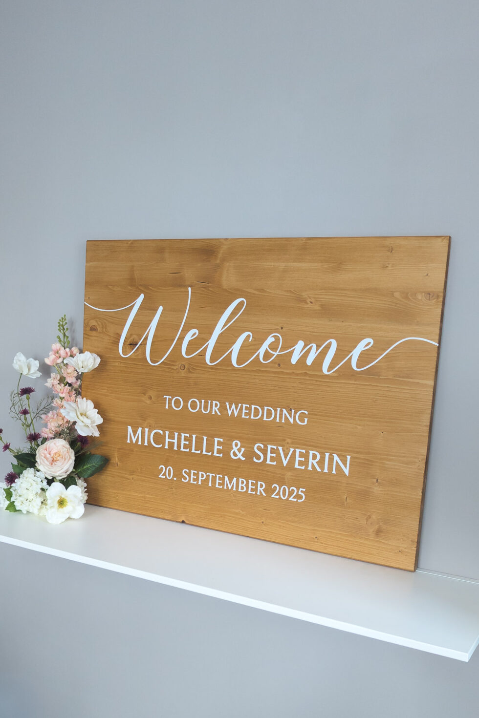 Hochzeitsschilder aus Holz