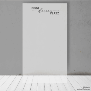 Harmony - Acryl | Sitzplan Überschrift