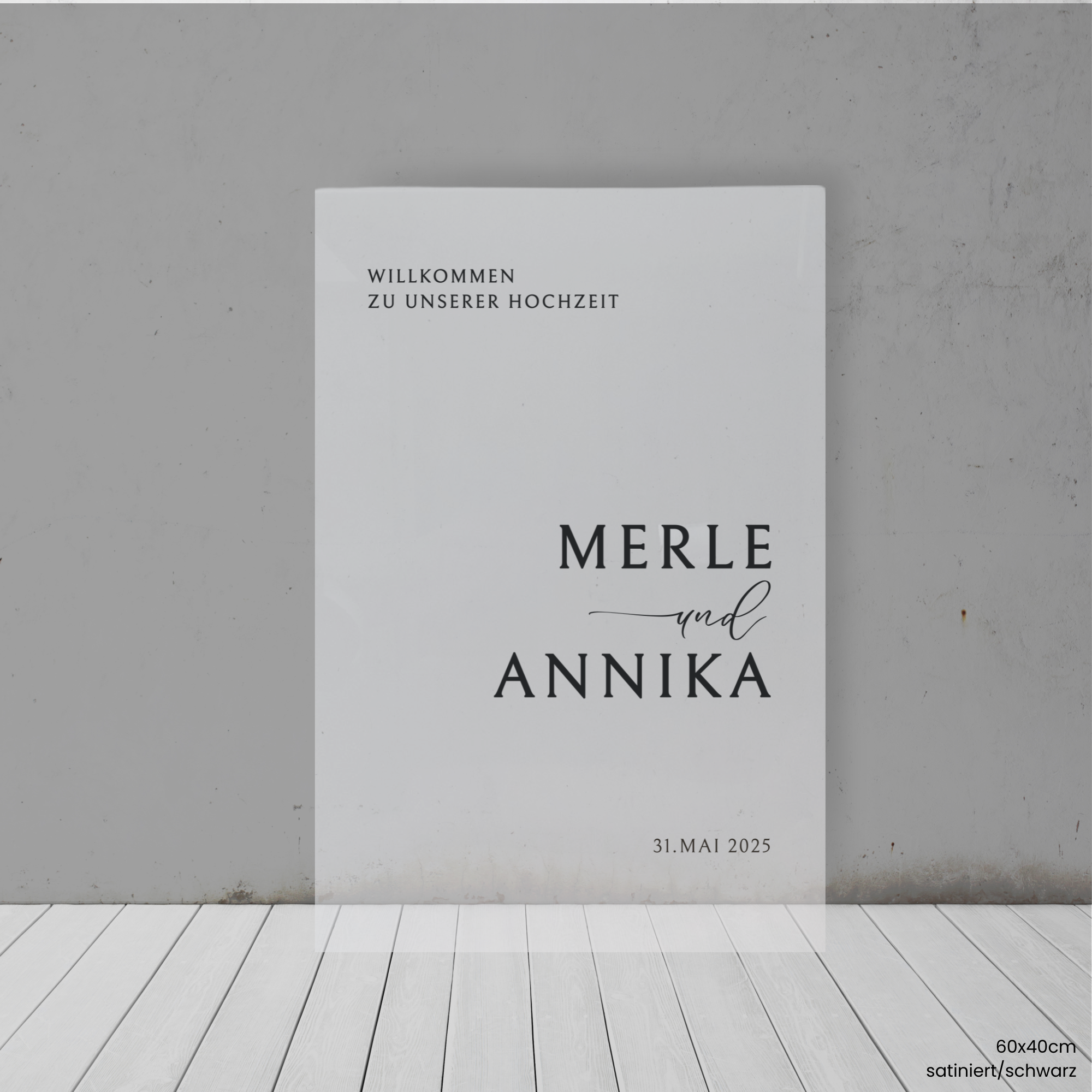 Harmony - Acryl | Willkommen hoch 2