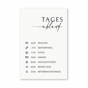 Harmony - Aufkleber | Tagesablauf