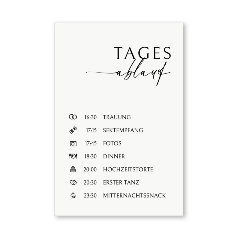 Harmony - Aufkleber | Tagesablauf