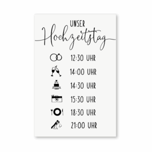 Lines - Aufkleber | Tagesablauf