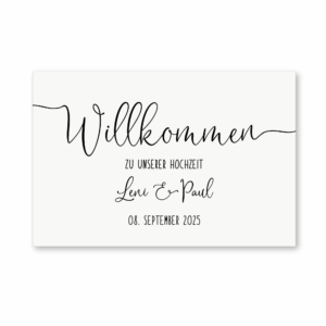 Lines - Aufkleber | Willkommen