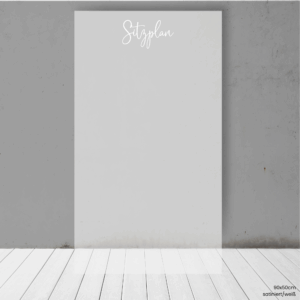 Lines - Acryl | Sitzplan Überschrift