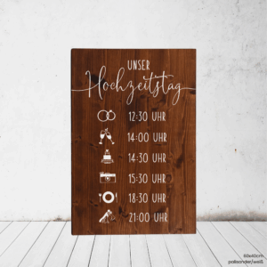 Lines - Holz | Tagesablauf