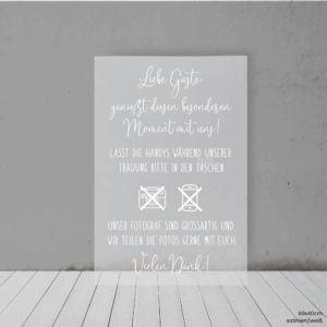 Lines - Acryl | Unplugged Wedding