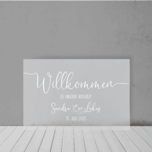 Lines - Acryl | Willkommen quer